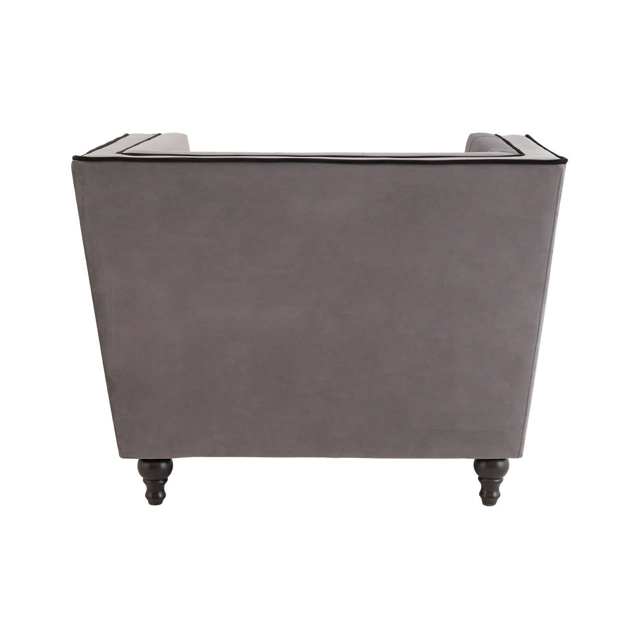 Ferris Grey Velvet Chair