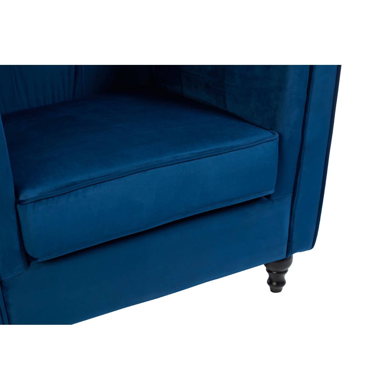 Ferris Navy Velvet Chair