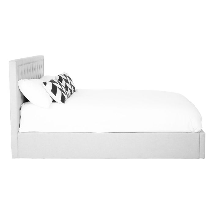 Kiana Light Grey King Size Ottoman Bed