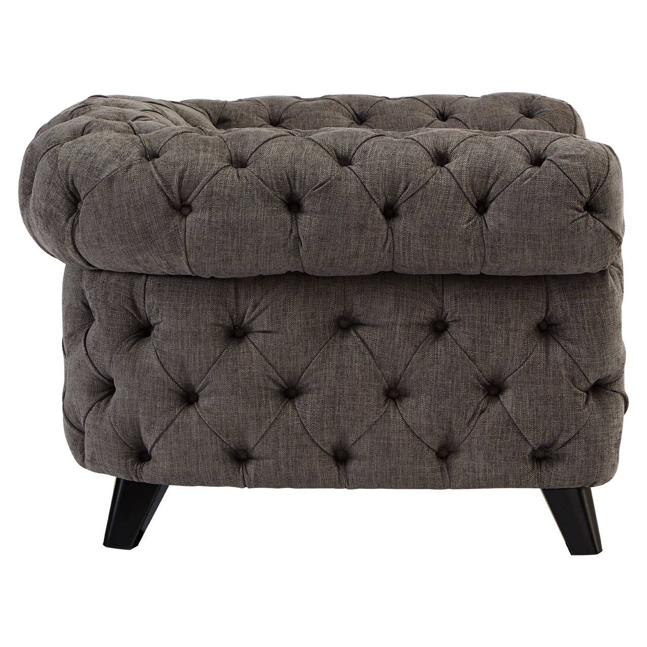 Harrington Grey Fabric Armchair