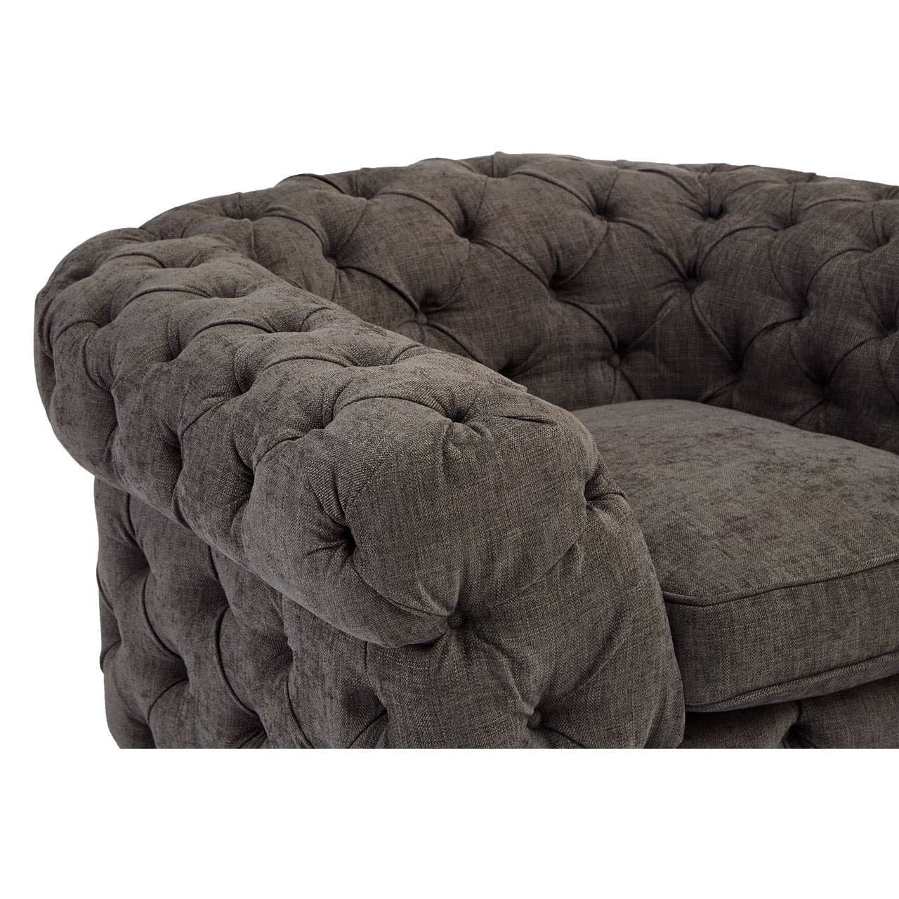 Harrington Grey Fabric Armchair