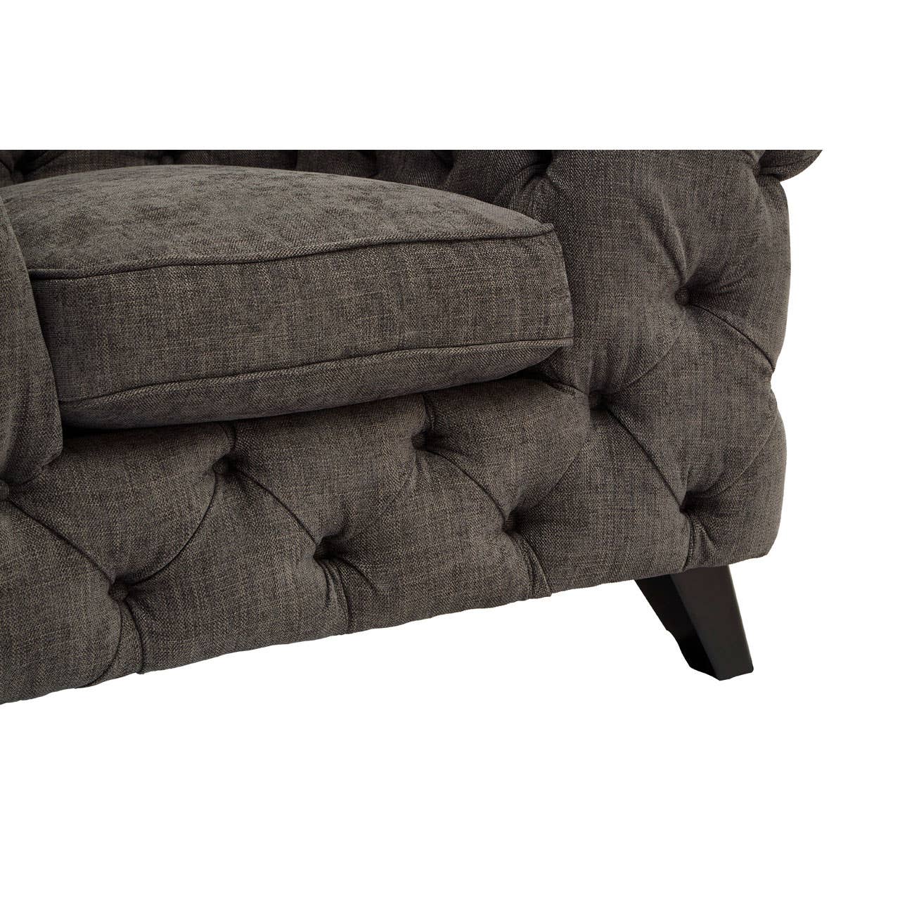 Harrington Grey Fabric Armchair