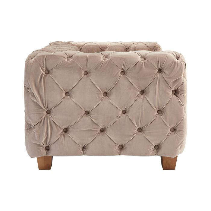 Aurelia Coffee Velvet Armchair