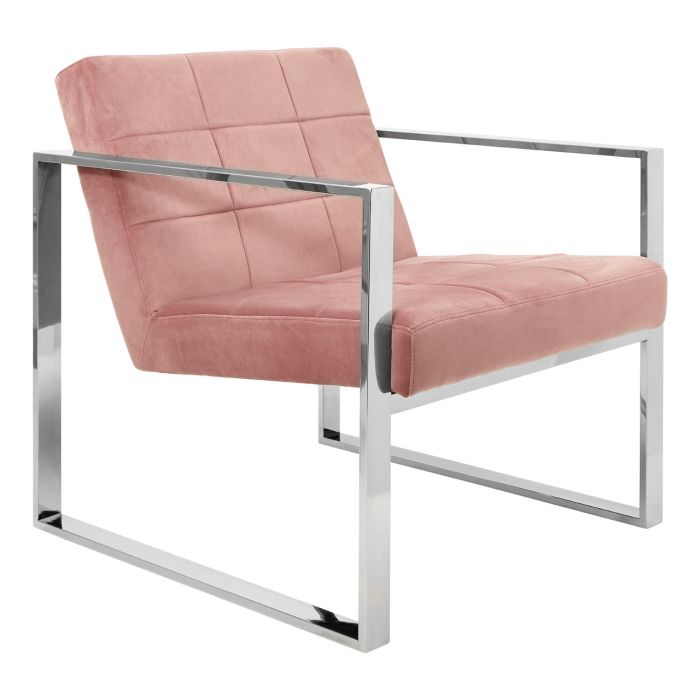 VOGUE PINK VELVET COCKTAIL CHAIR
