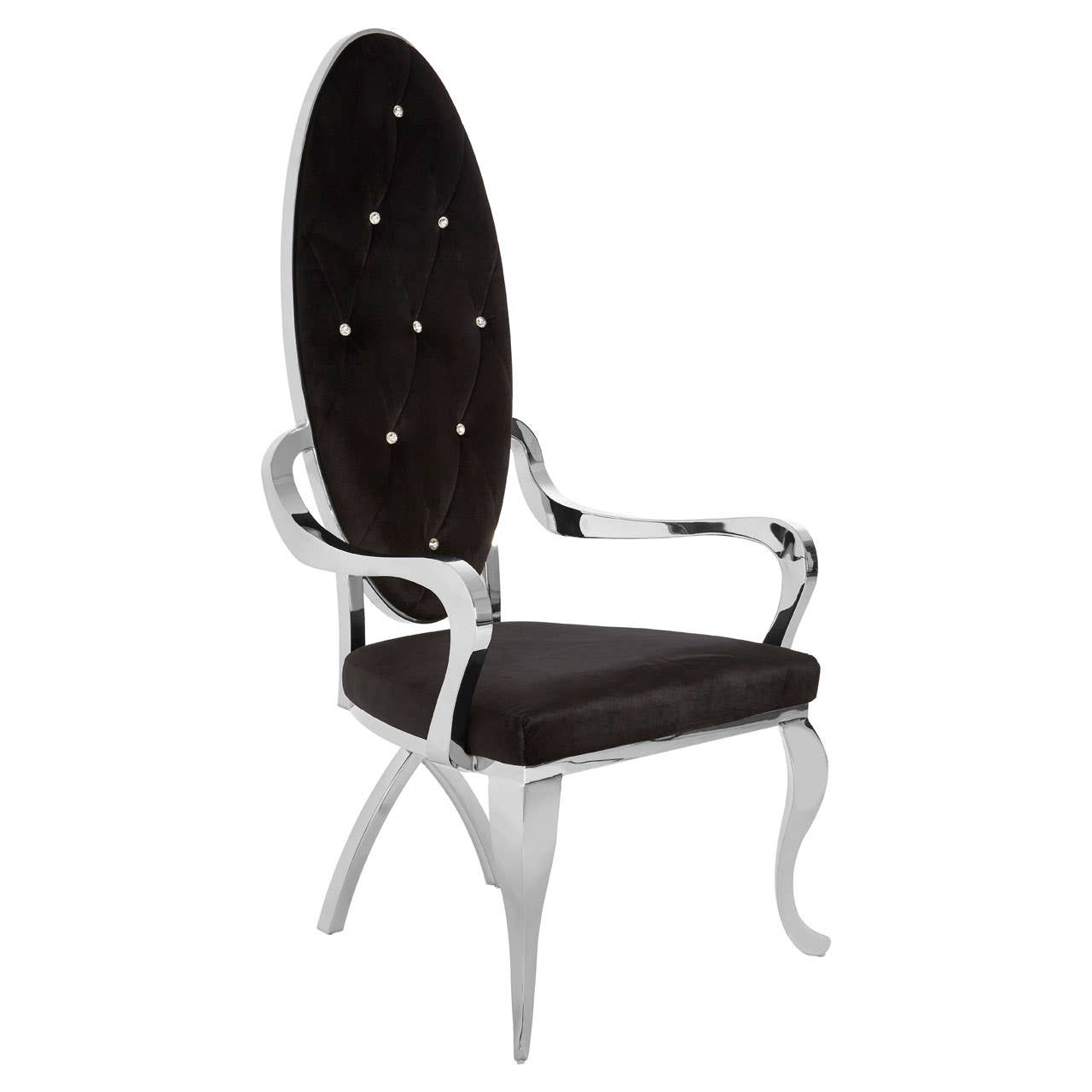 Novara Silver Baroque Chair