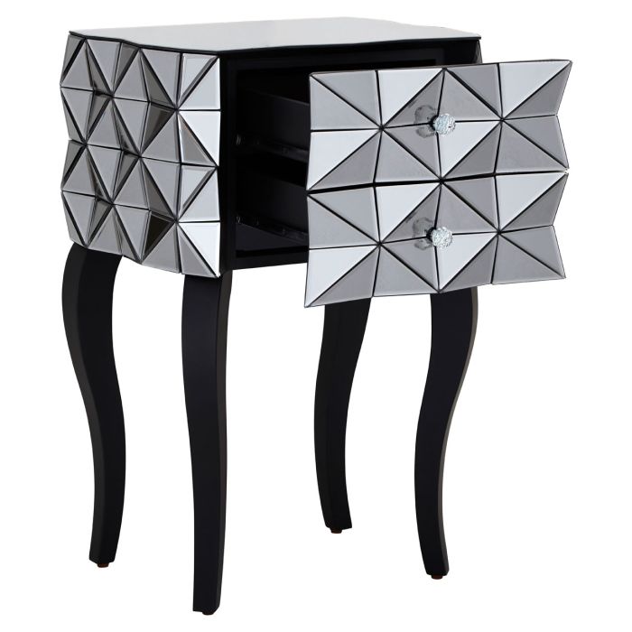 OHSO 2 DRAWER 3D SIDE TABLE