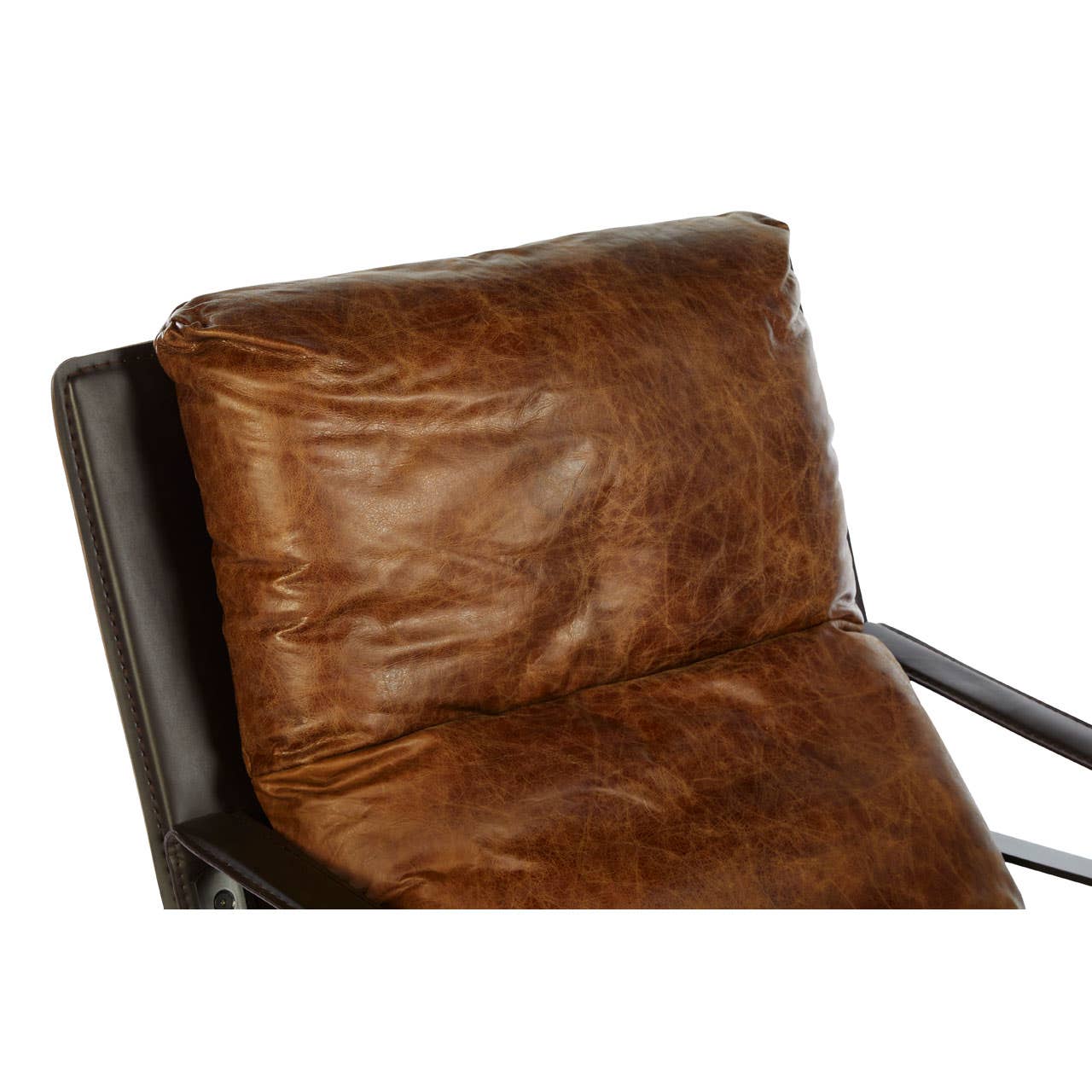 Hoxton Light Brown Sledge Lounge Chair