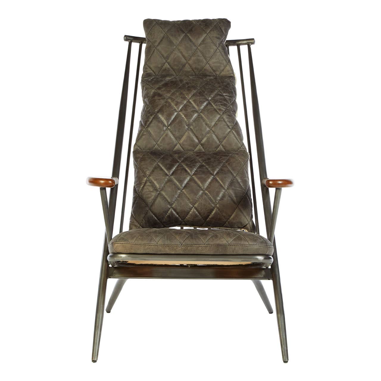 Hoxton Genuine Ebony Leather Chair