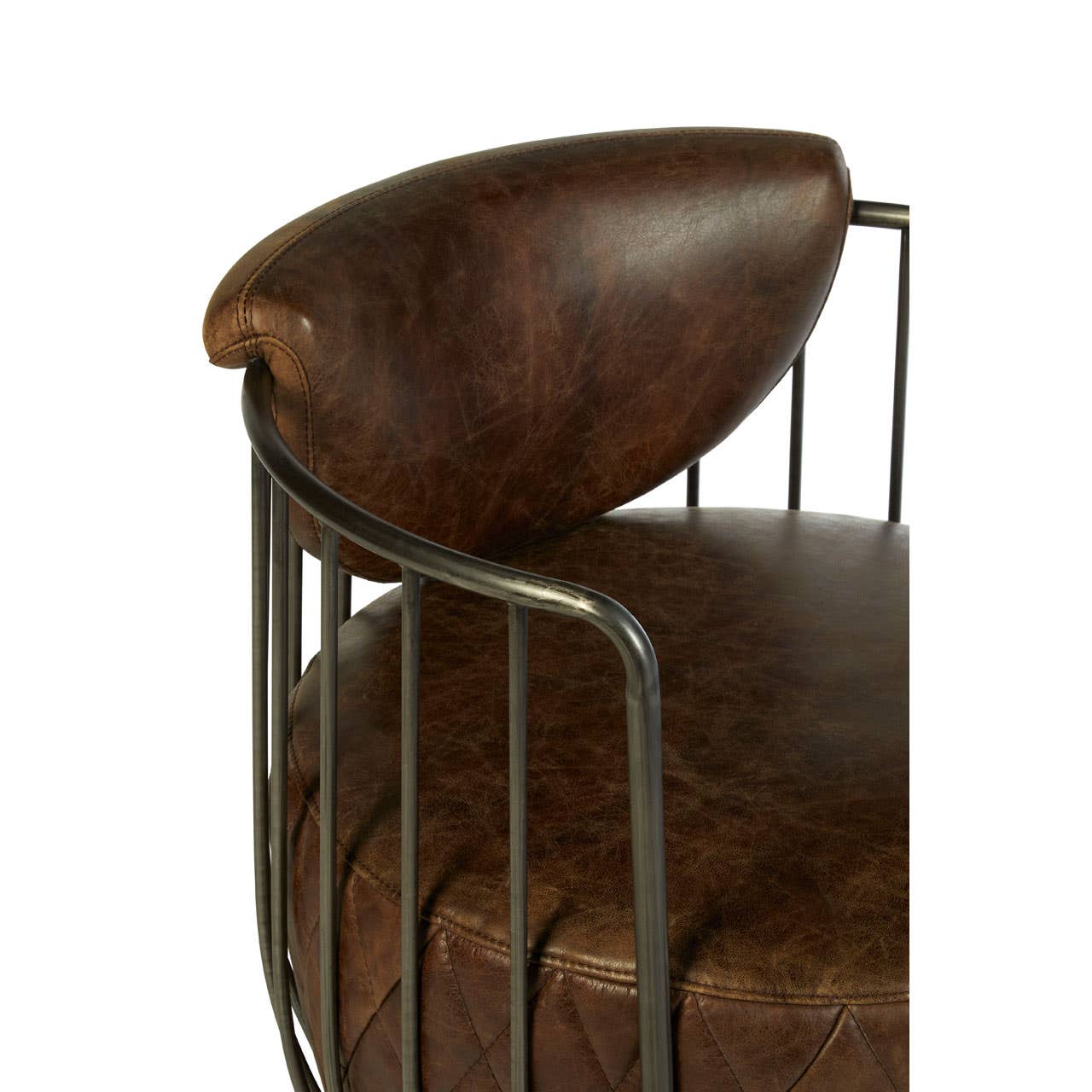 Hoxton Brown Swivel Chair