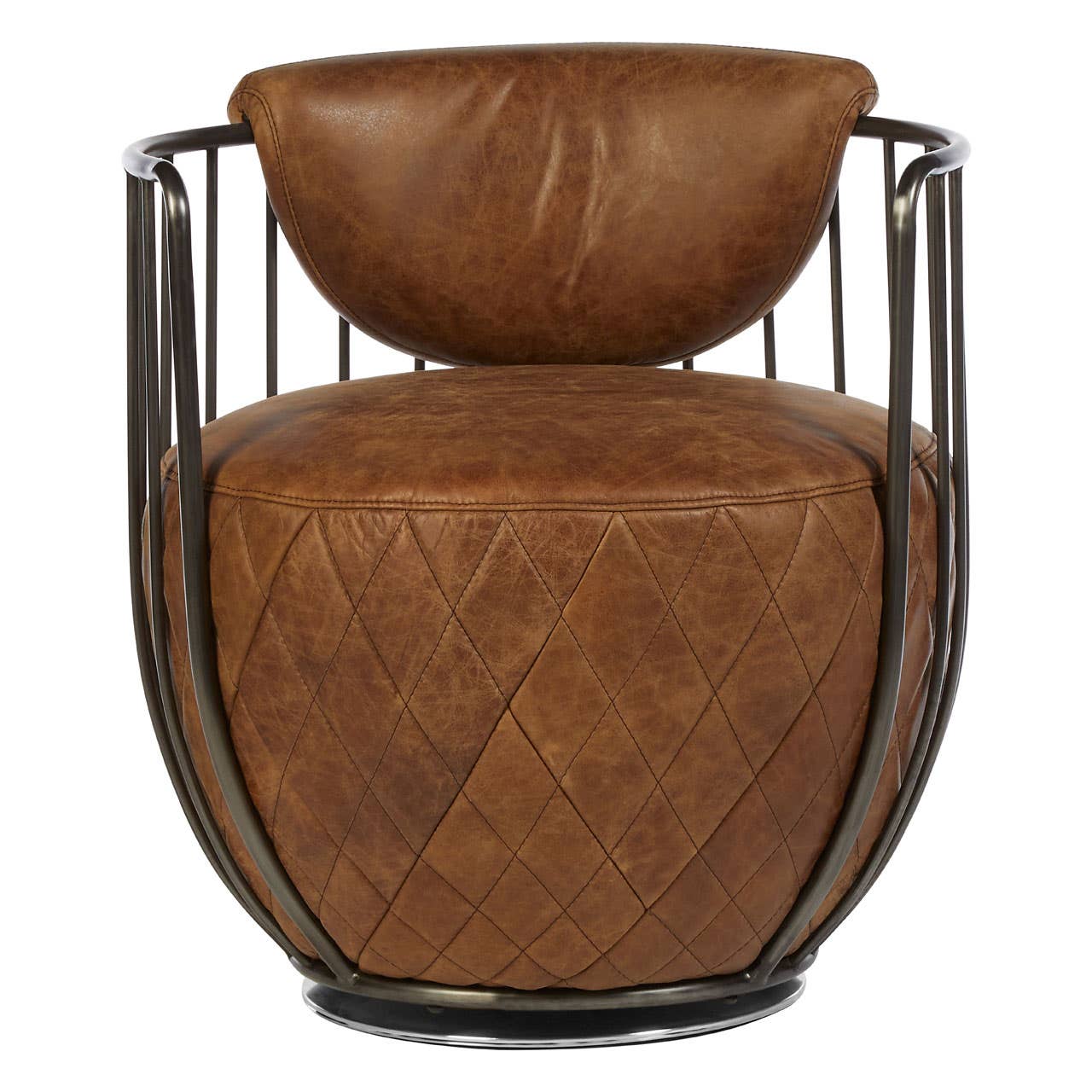 Hoxton Light Brown Leather Chair