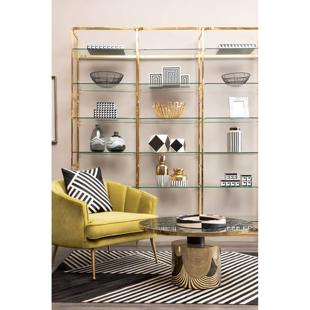Hendricks Pistachio Velvet Chair