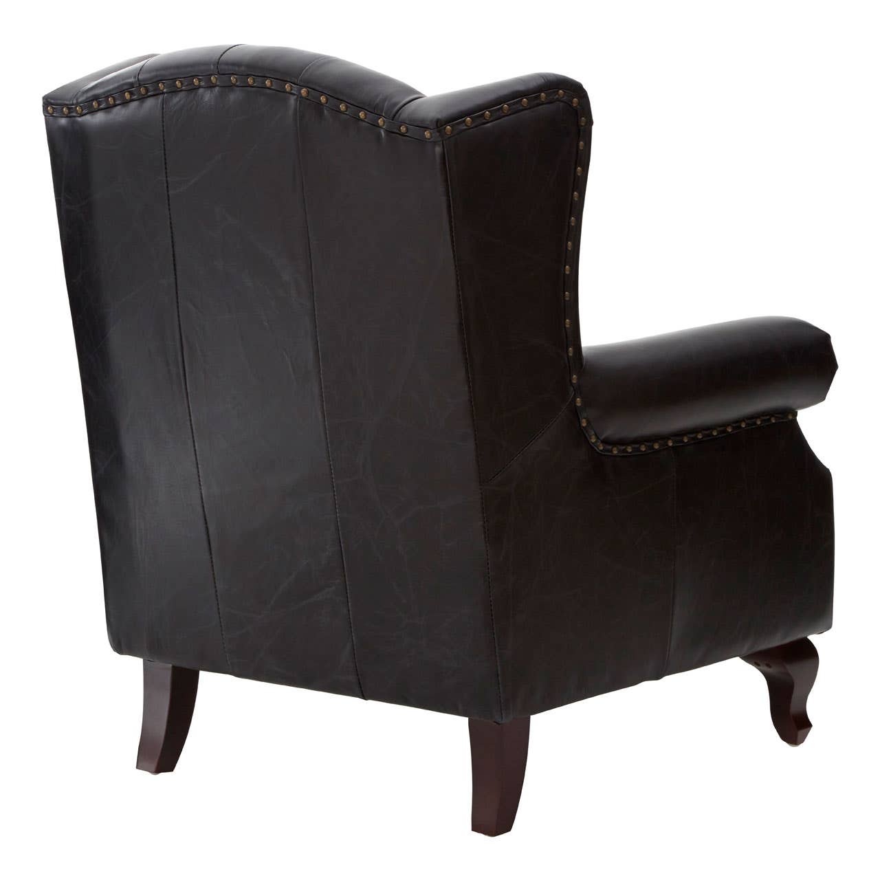 VICTOR BLACK SCROLL ARMCHAIR