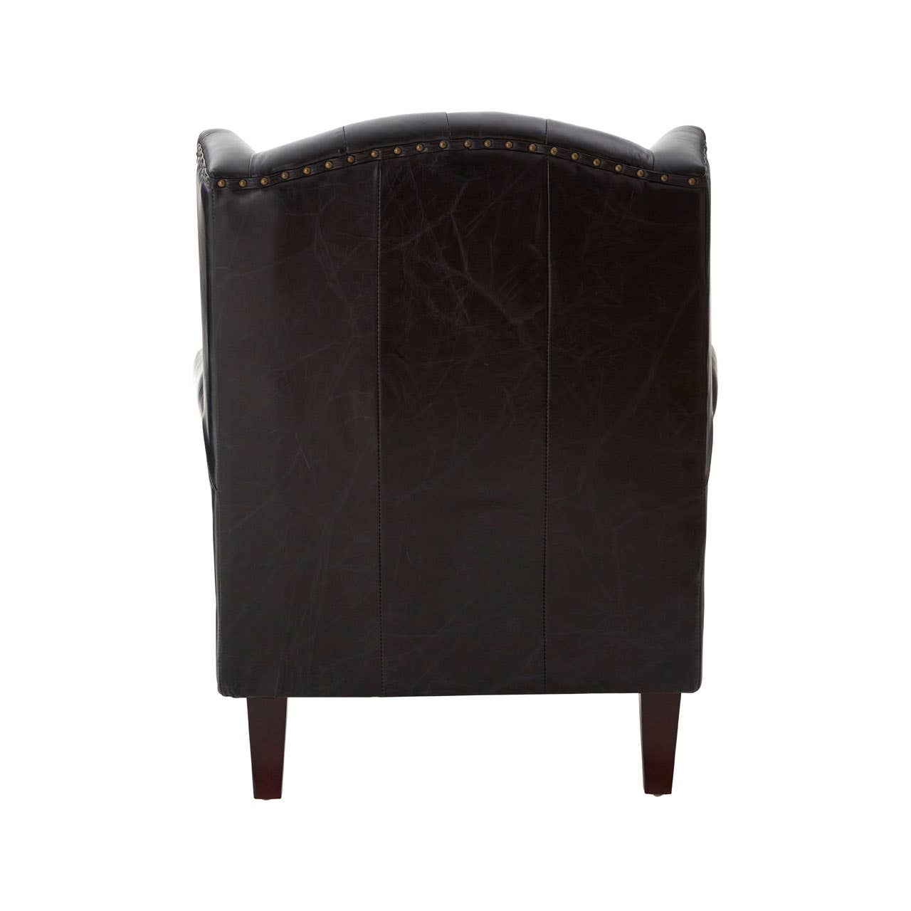VICTOR BLACK SCROLL ARMCHAIR