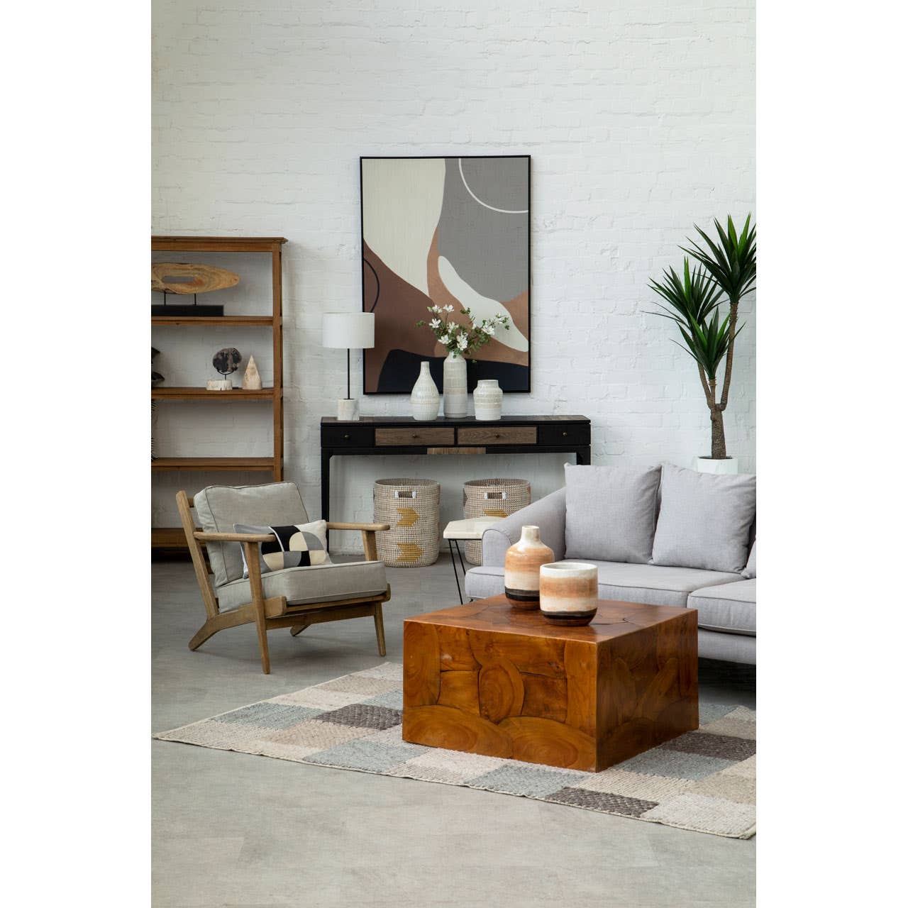 Harry Grey Armchair