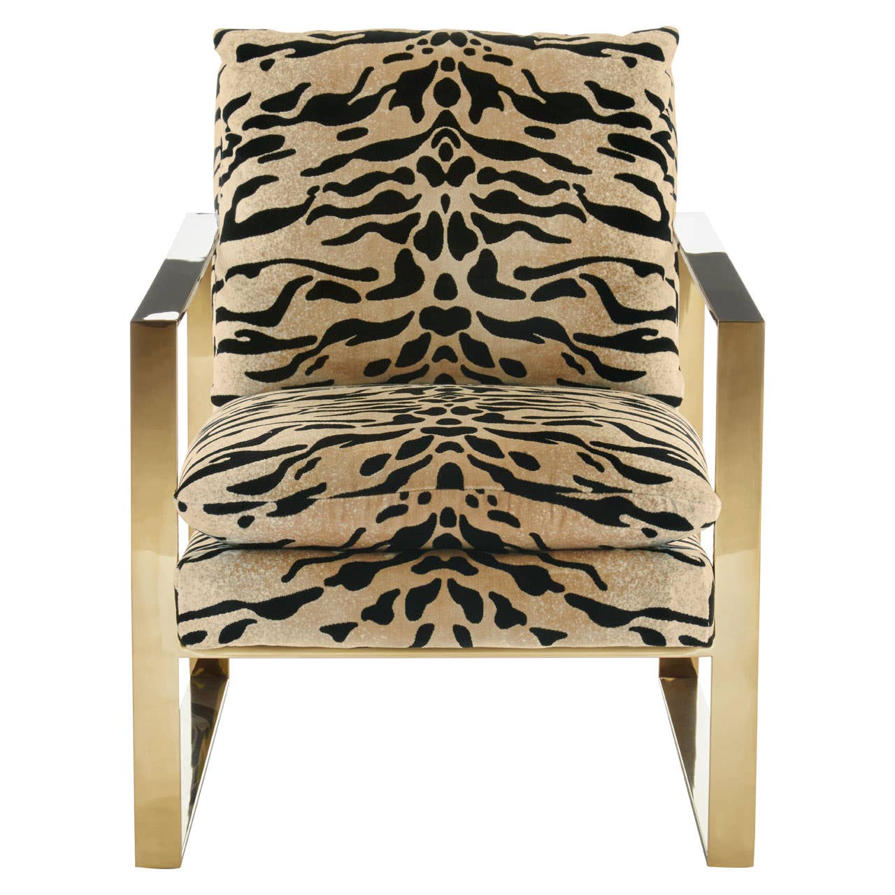 Manhattan Tiger Print Armchair