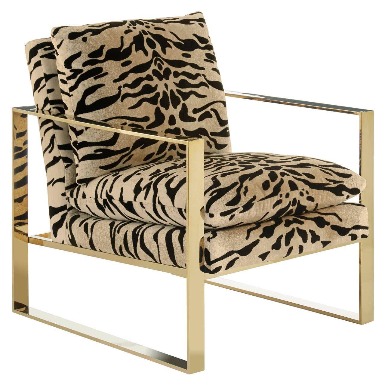 Manhattan Tiger Print Armchair