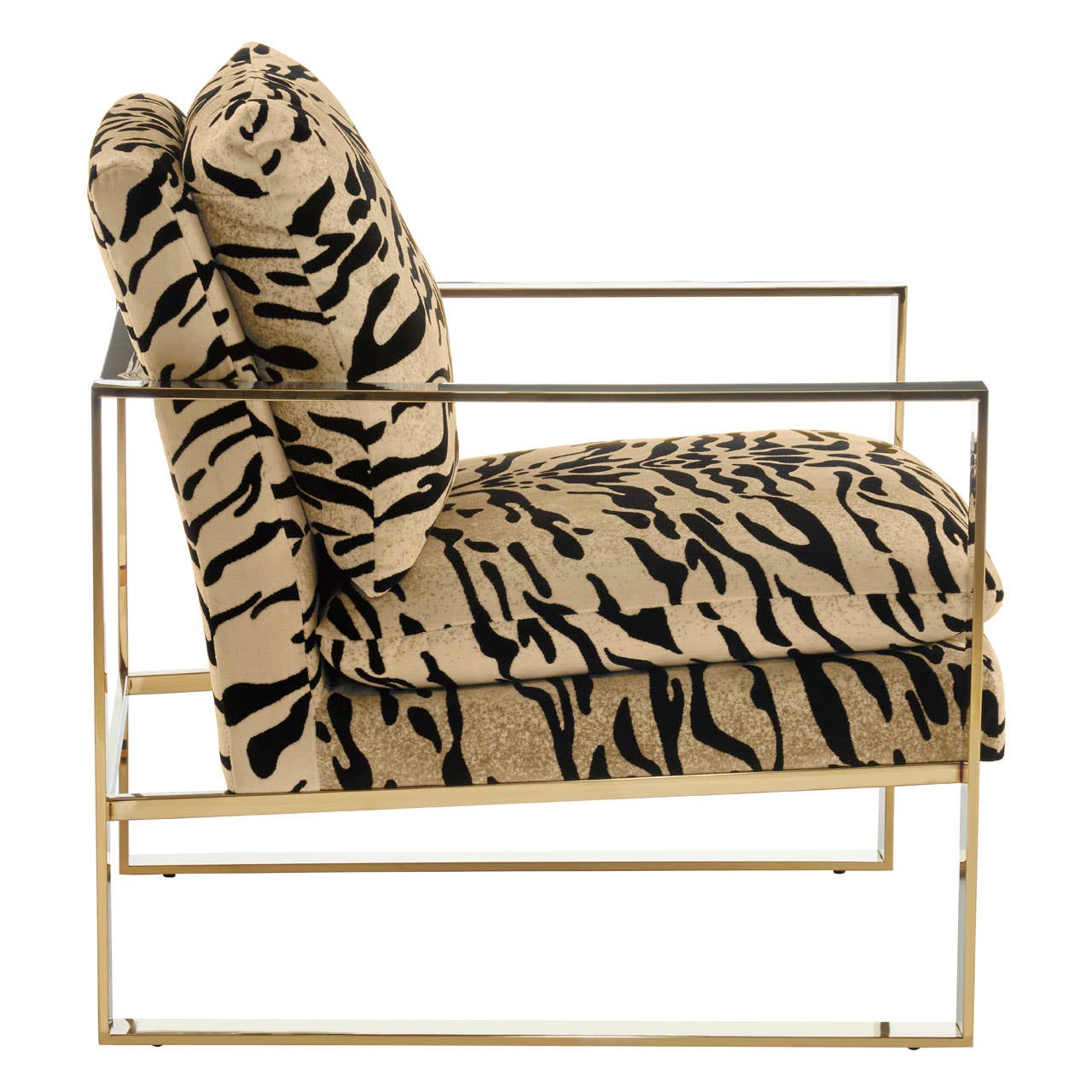Manhattan Tiger Print Armchair