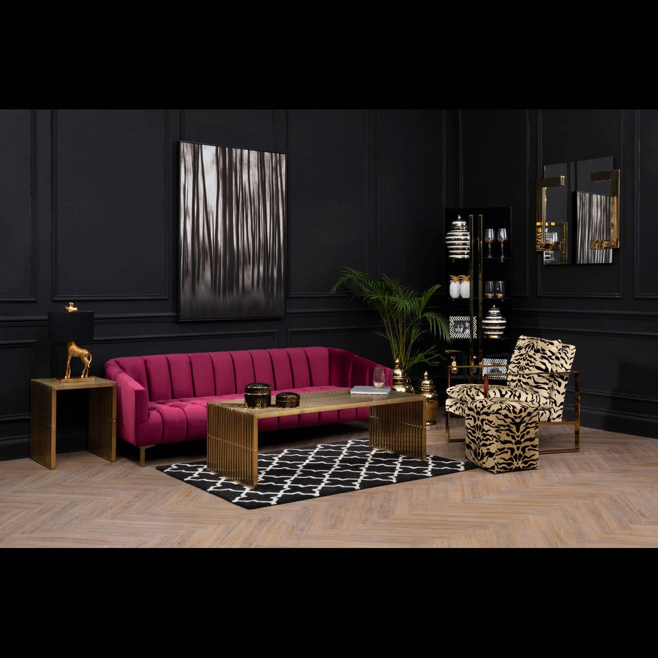Manhattan Tiger Print Armchair