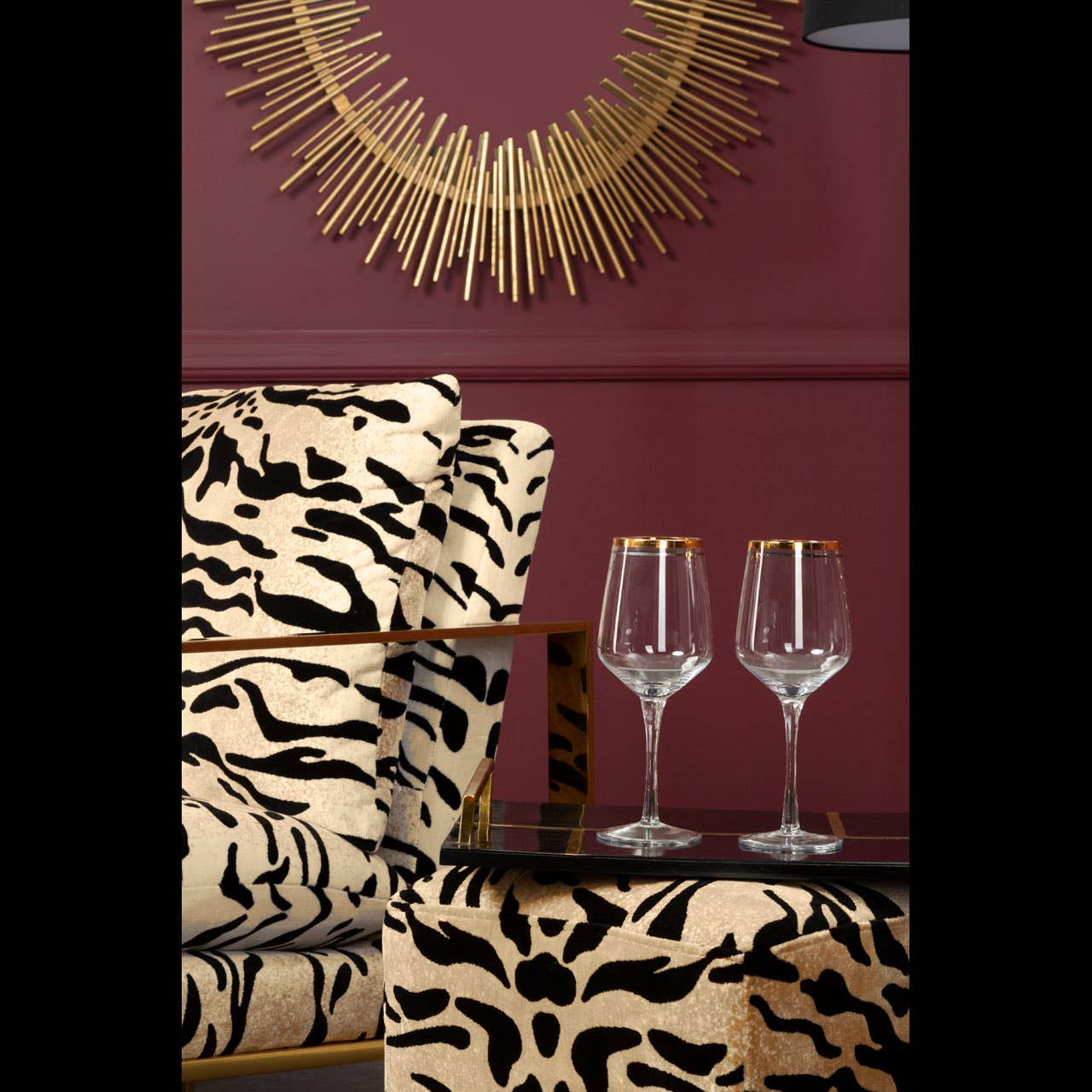 Manhattan Tiger Print Armchair