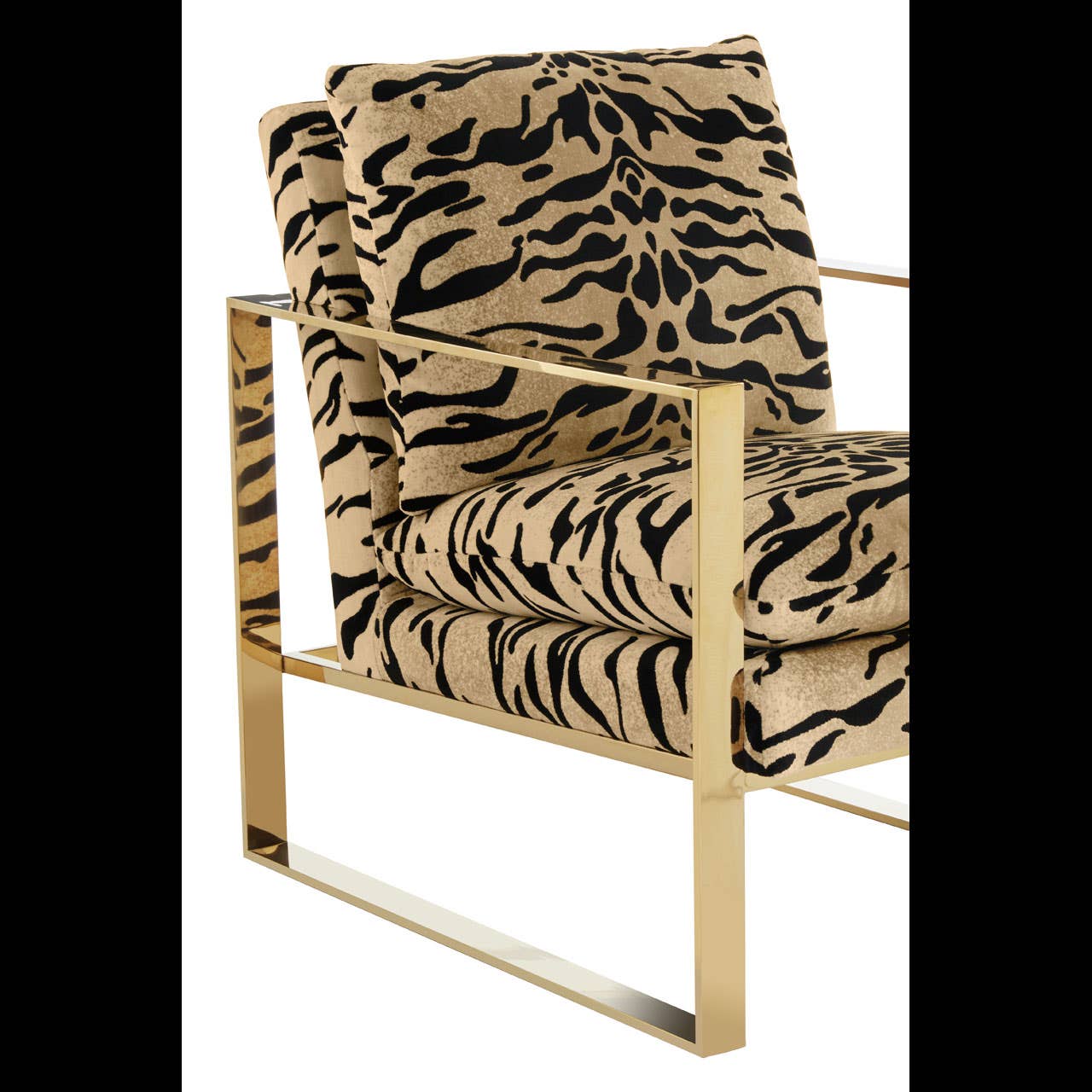 Manhattan Tiger Print Armchair