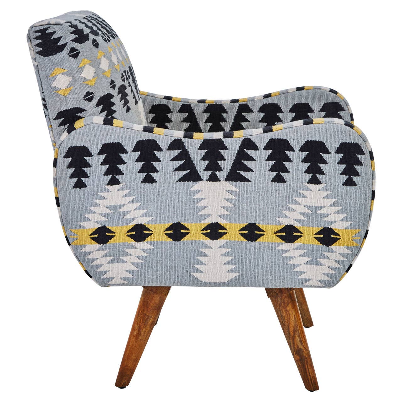 Cefena Chair With Multi-coloured Upholstery