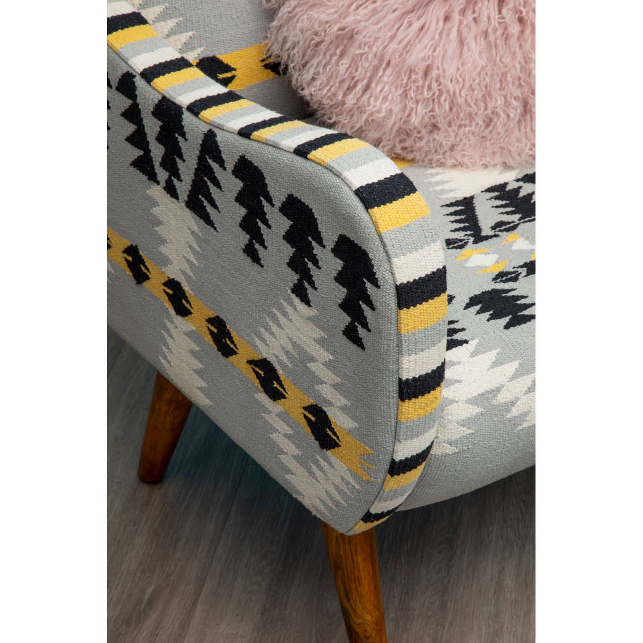 Cefena Chair With Multi-coloured Upholstery