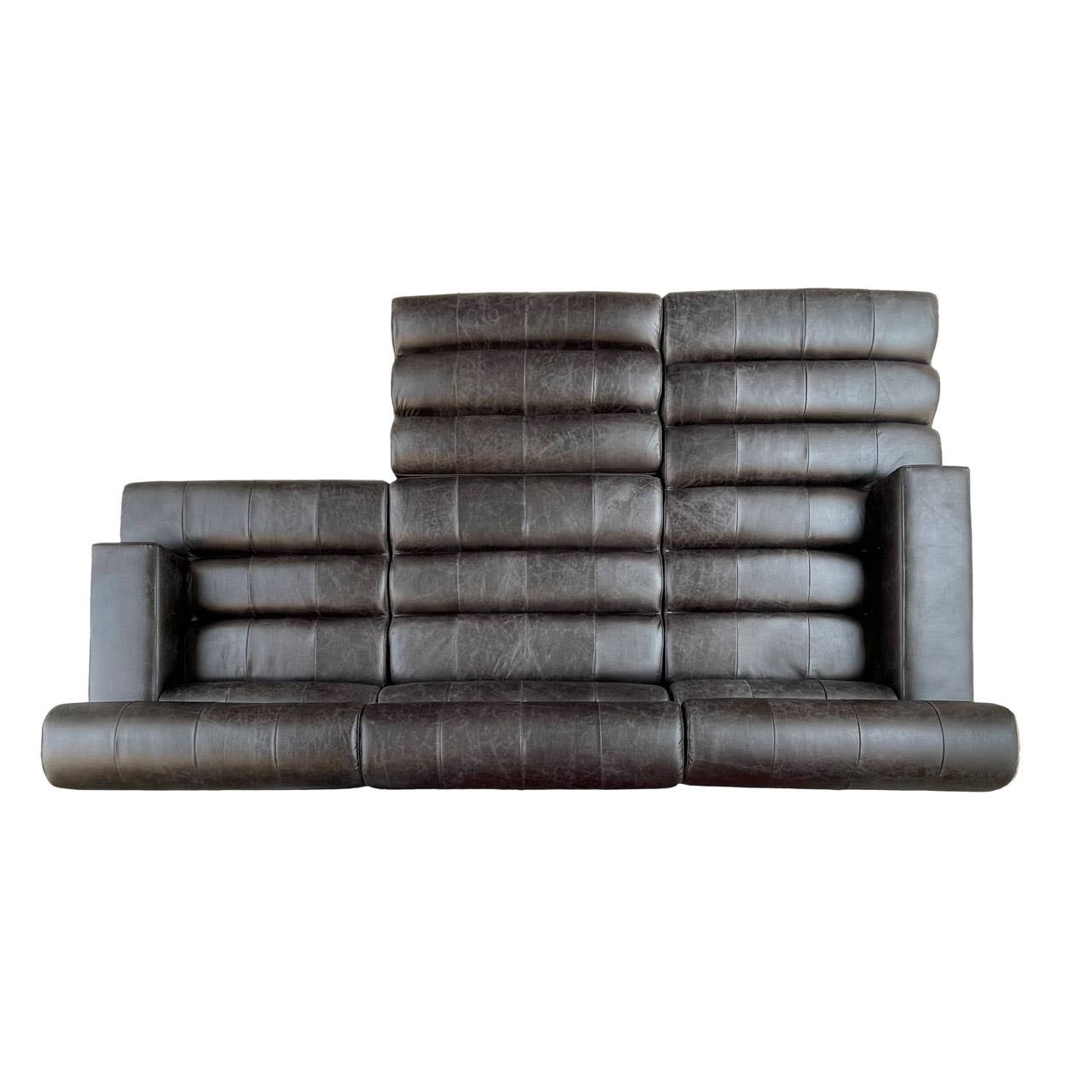 King Distressed Slate Right Chaise