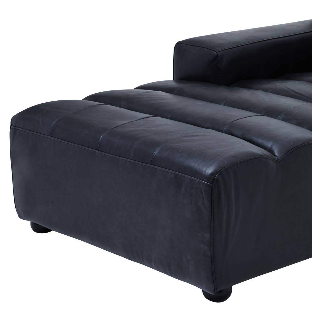 King Distressed Slate Right Chaise