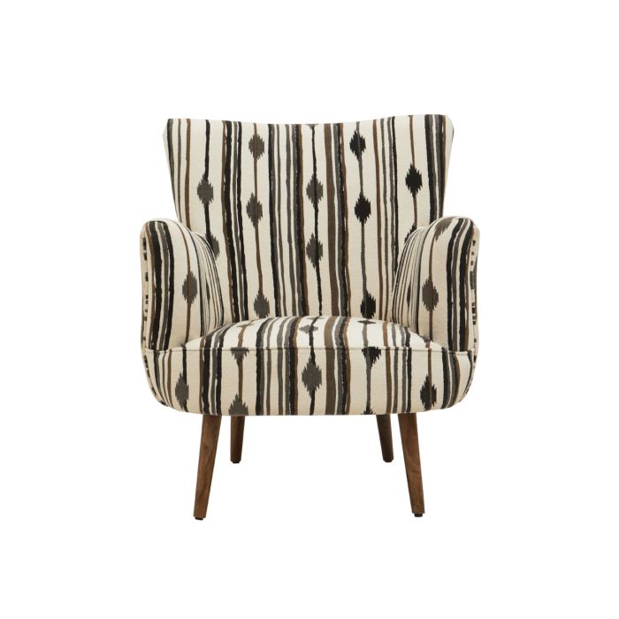 Sirena Armchair With Flared Arms