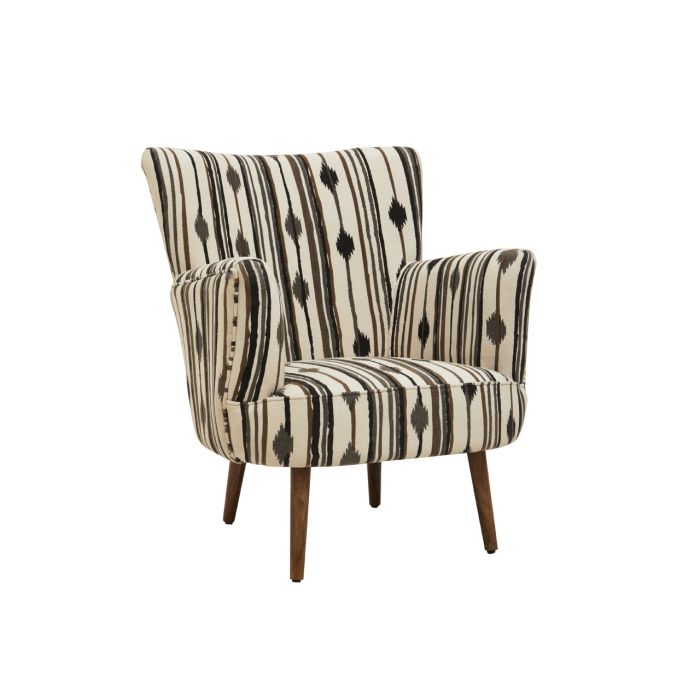 Sirena Armchair With Flared Arms