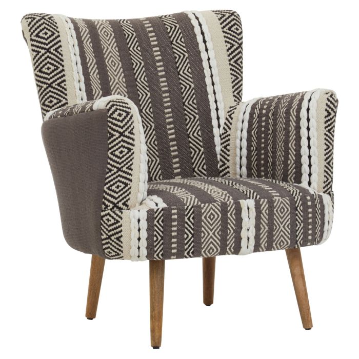 Sirena Grey And White Chair