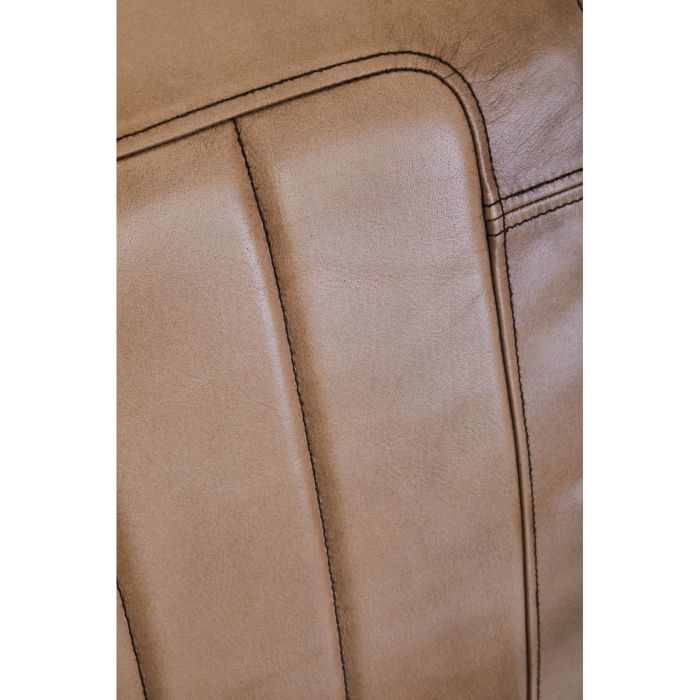 Driftwood Grey Leather Armchair