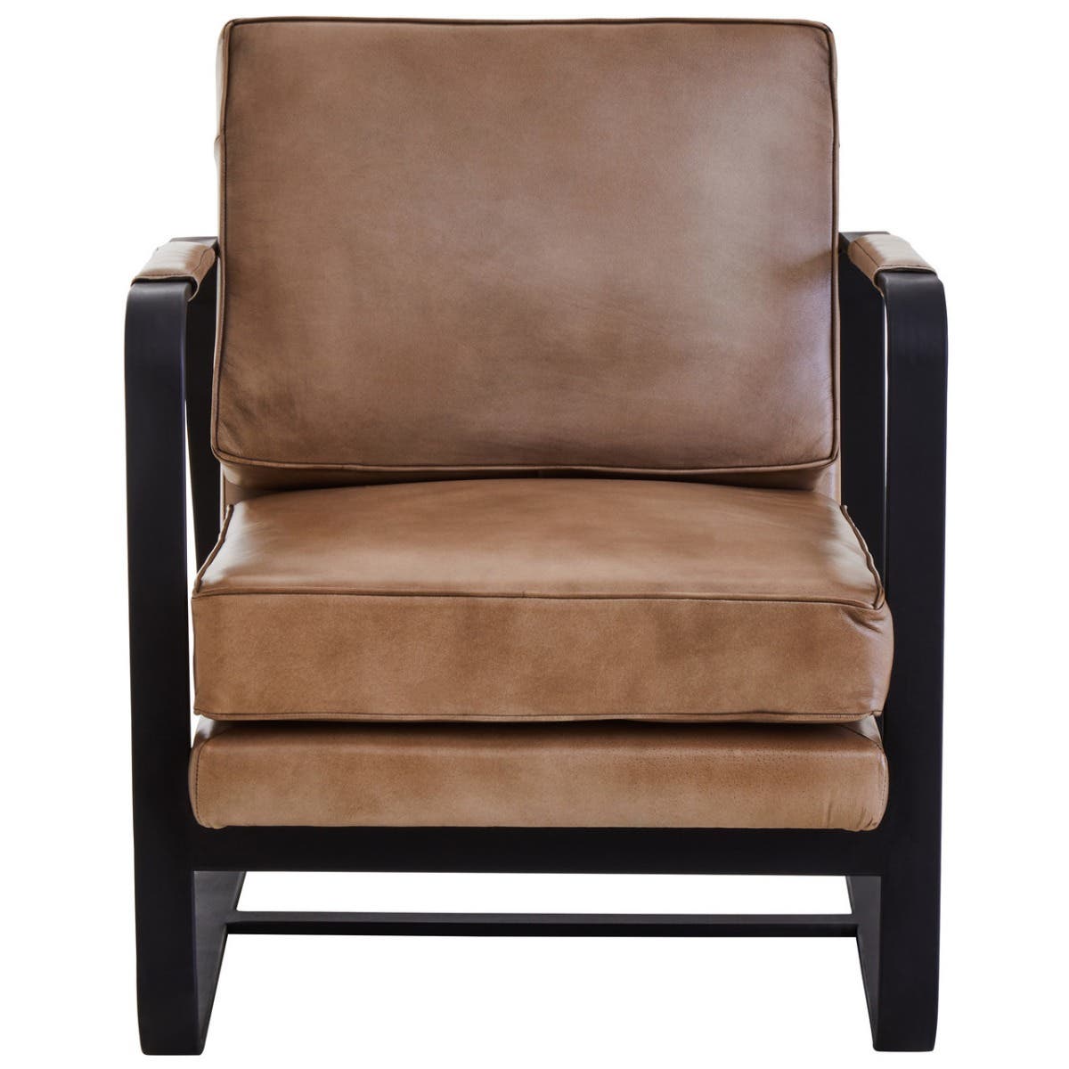 Buffalo Grey Genuine Leather Armchair
