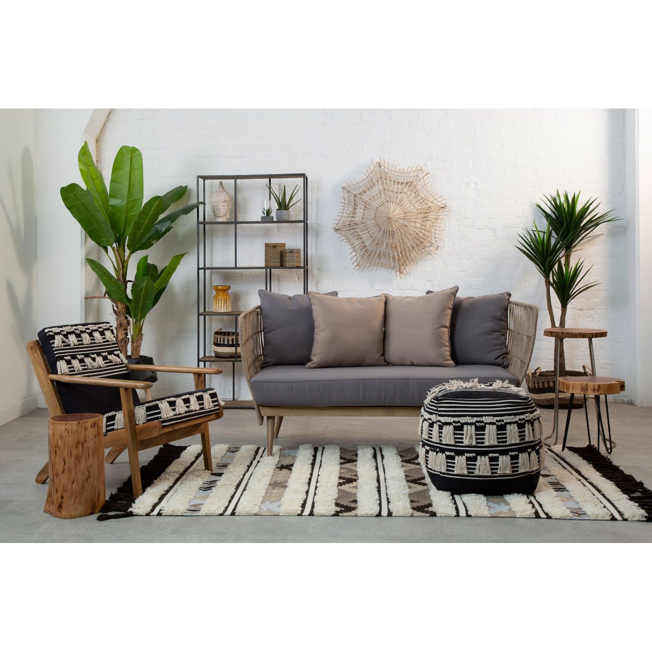Suop 2 Seat Rope Sofa